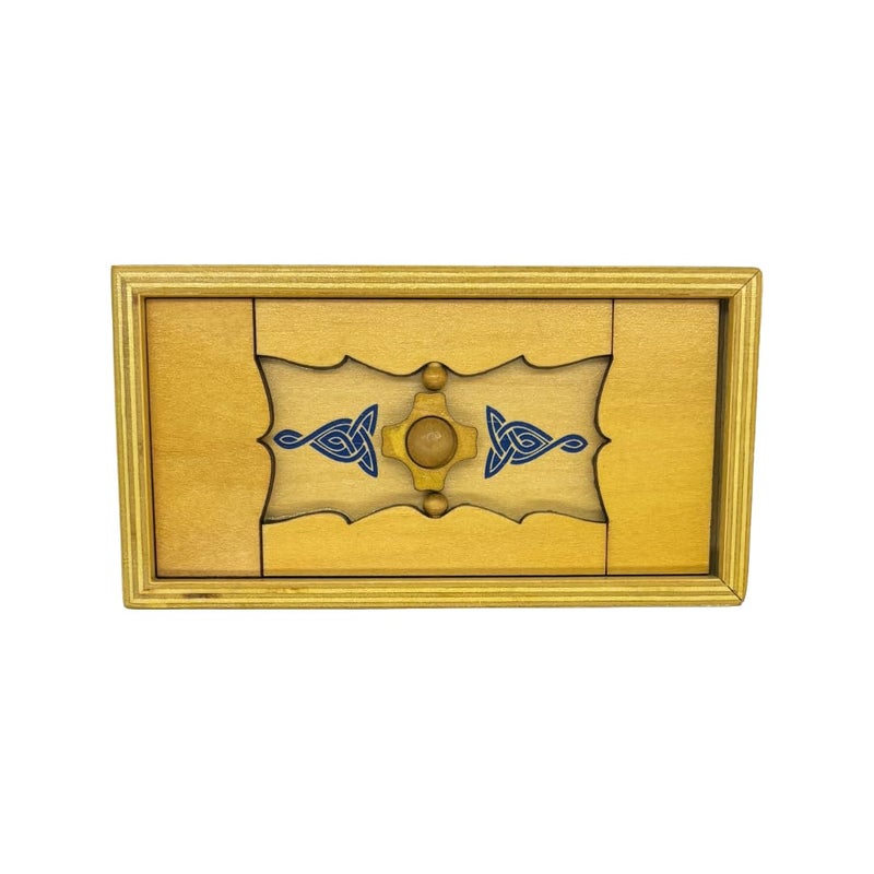 Project Genius Viking Sea Chest Classic Wooden Brainteaser Puzzle Box  Gift for Kids 8+  Teens  and Adults - Secret Hidden Compartment for Gift Cards  Cash  and Valuables- True Genius Norse Trick Box - Image 3